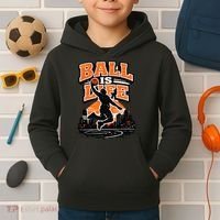 Basketball Is Life Kids Hoodie thumb 2