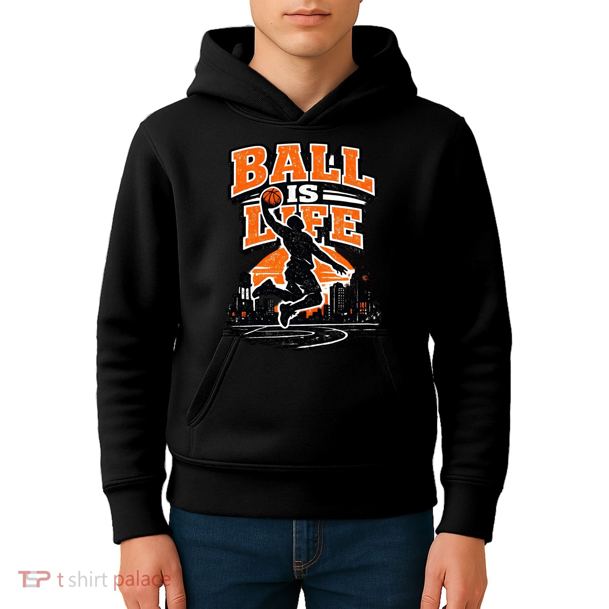 Basketball Is Life Kids Hoodie