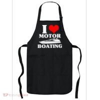 Boater I Love Motor Boating Funny Boating Apron thumb 0