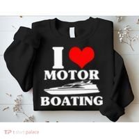 Boater I Love Motor Boating Funny Boating Sweatshirt thumb 2