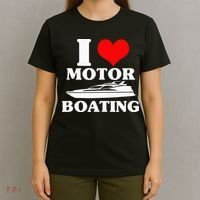 Boater I Love Motor Boating Funny Boating T-Shirt thumb 4