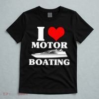 Boater I Love Motor Boating Funny Boating T-Shirt thumb 5