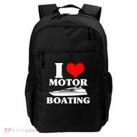 Boater I Love Motor Boating Funny Boating Backpack thumb 0