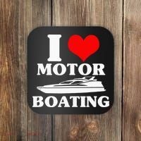 Boater I Love Motor Boating Funny Boating Coaster thumb 0