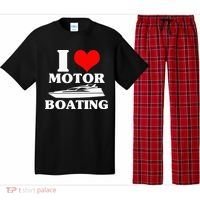 Boater I Love Motor Boating Funny Boating Pajama Set thumb 0