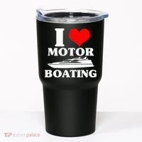 Boater I Love Motor Boating Funny Boating Tumbler thumb 0