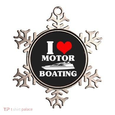 Boater I Love Motor Boating Funny Boating Ornament