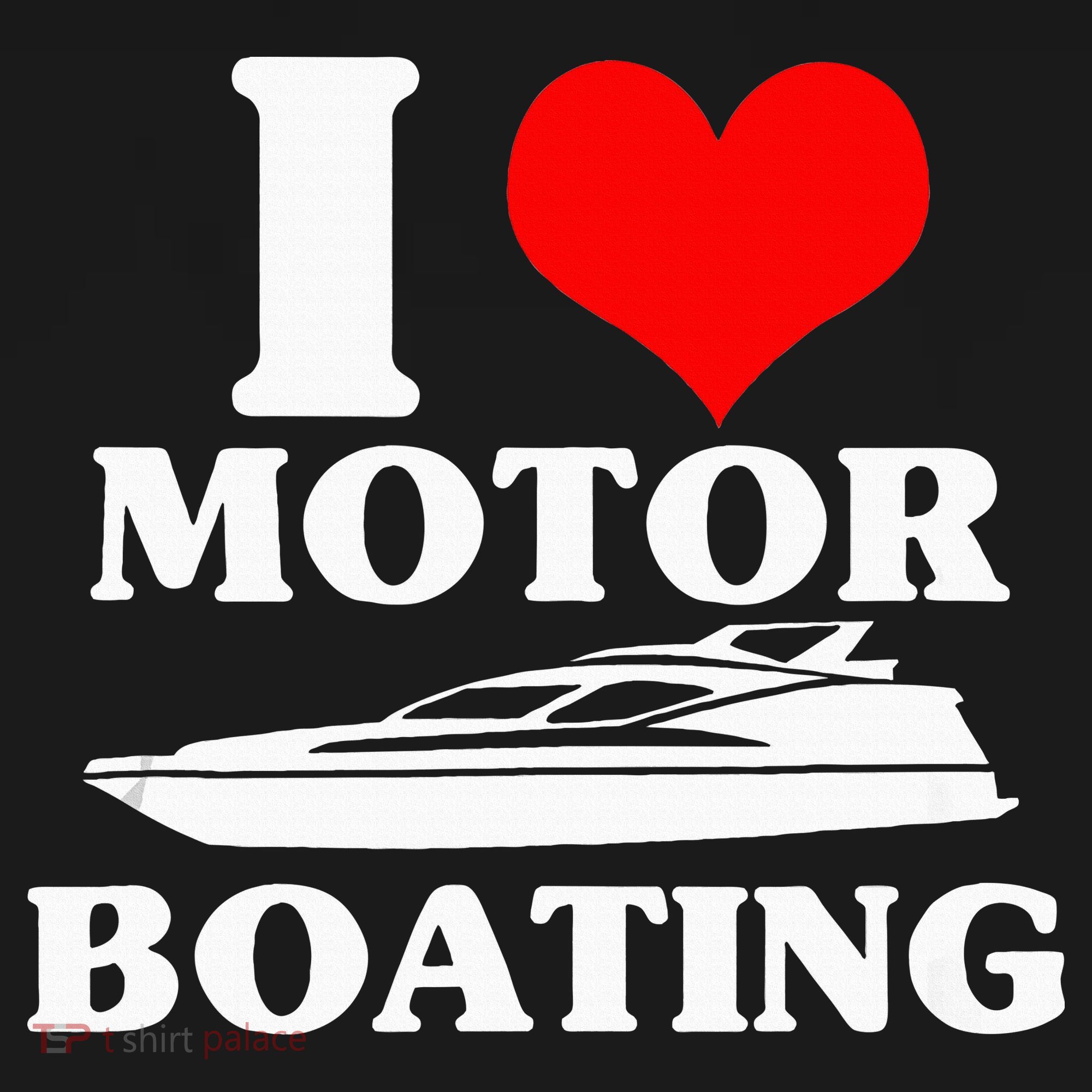 Boater I Love Motor Boating Funny Boating Women's Tank Top