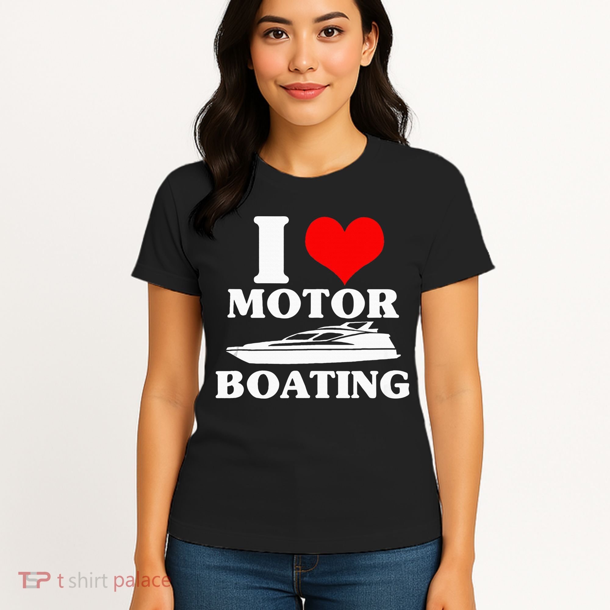 Boater I Love Motor Boating Funny Boating Women's T-Shirt