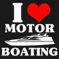 Boater I Love Motor Boating Funny Boating Kids Sweatshirt thumb 2