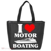 Boater I Love Motor Boating Funny Boating Tote Bag thumb 0