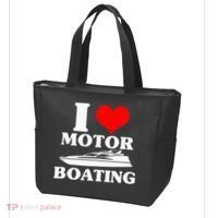 Boater I Love Motor Boating Funny Boating Tote Bag thumb 3