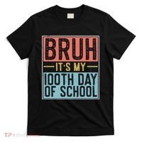 Bruh ItS My 100th Day Of School Boys T-Shirt thumb 0