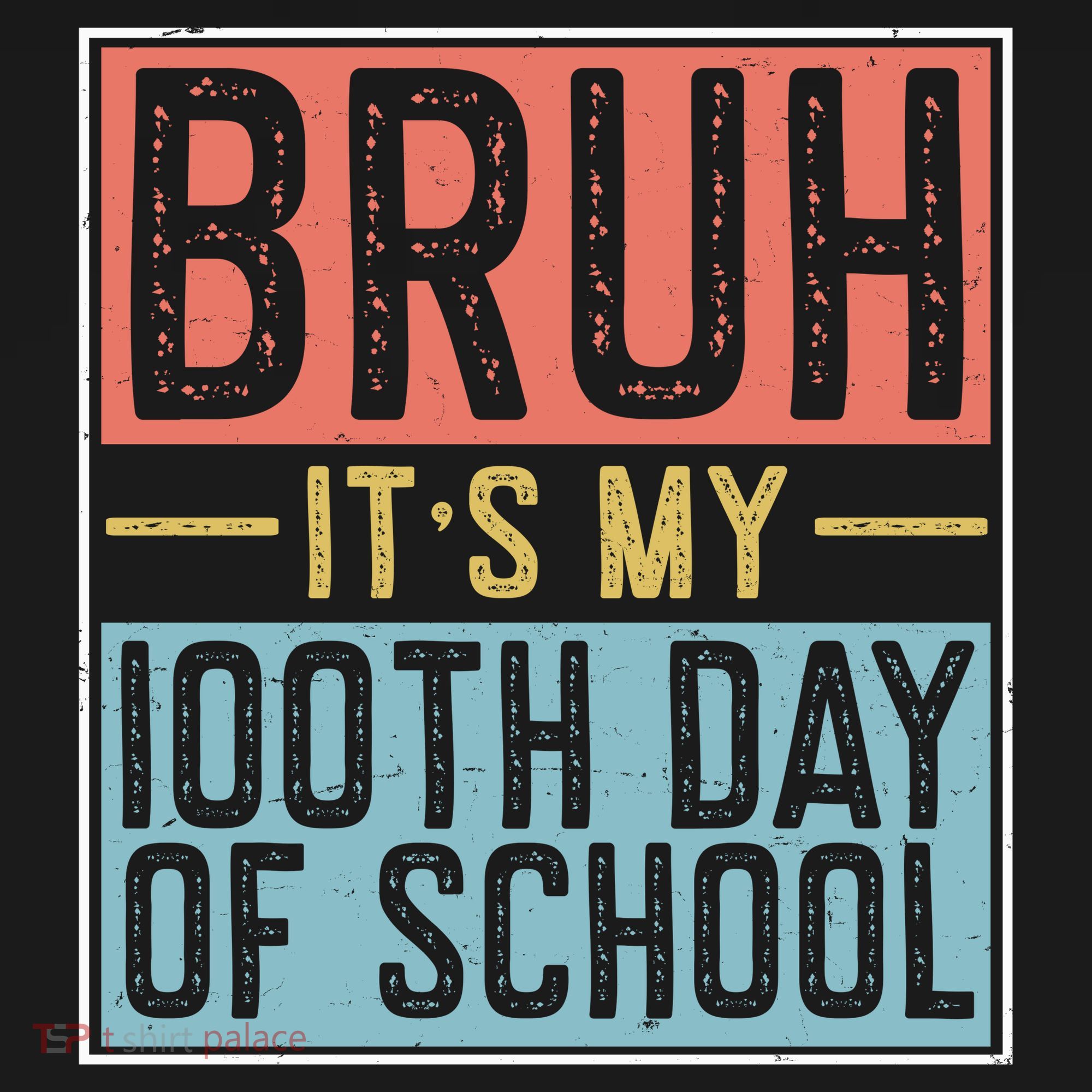 Bruh ItS My 100th Day Of School Boys Women's Hoodie