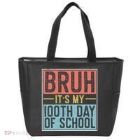 Bruh ItS My 100th Day Of School Boys Tote Bag thumb 0