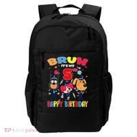 Bruh Its My 5th Birthday Sheriff Party Gift for Backpack thumb 0