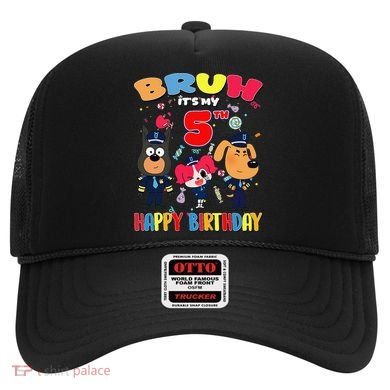 Bruh Its My 5th Birthday Sheriff Party Gift for Hat