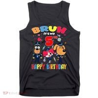 Bruh Its My 5th Birthday Sheriff Party Gift for Tank Top thumb 0