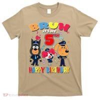 Bruh Its My 5th Birthday Sheriff Party Gift for T-Shirt thumb 0