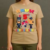 Bruh Its My 5th Birthday Sheriff Party Gift for T-Shirt thumb 4