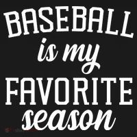 Baseball Is My Favorite Season Ornament thumb 1