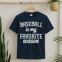Baseball Is My Favorite Season T-Shirt thumb 2