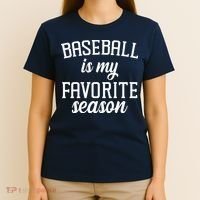 Baseball Is My Favorite Season T-Shirt thumb 4