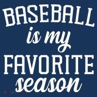 Baseball Is My Favorite Season Mousepad thumb 1