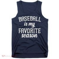 Baseball Is My Favorite Season Tank Top thumb 0