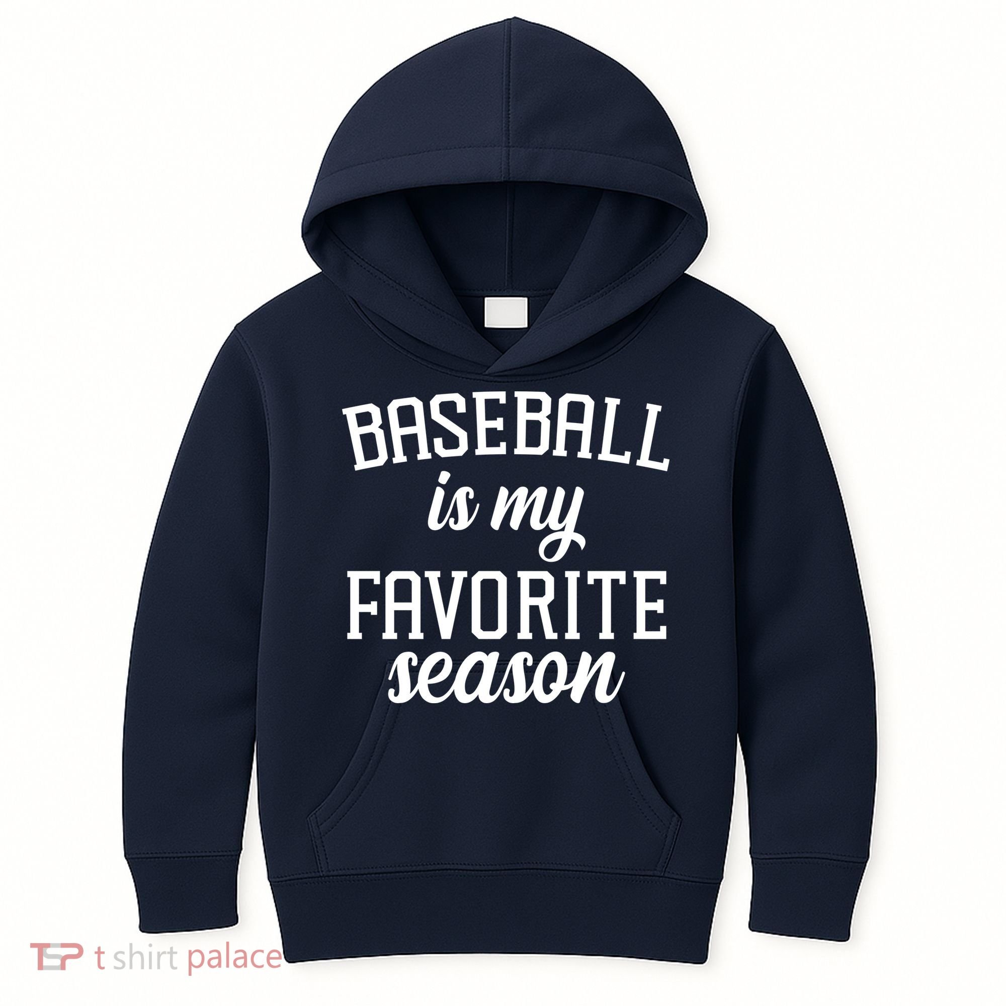 Baseball Is My Favorite Season Kids Hoodie