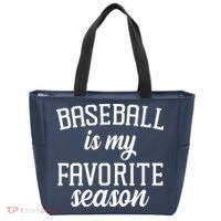 Baseball Is My Favorite Season Tote Bag thumb 0