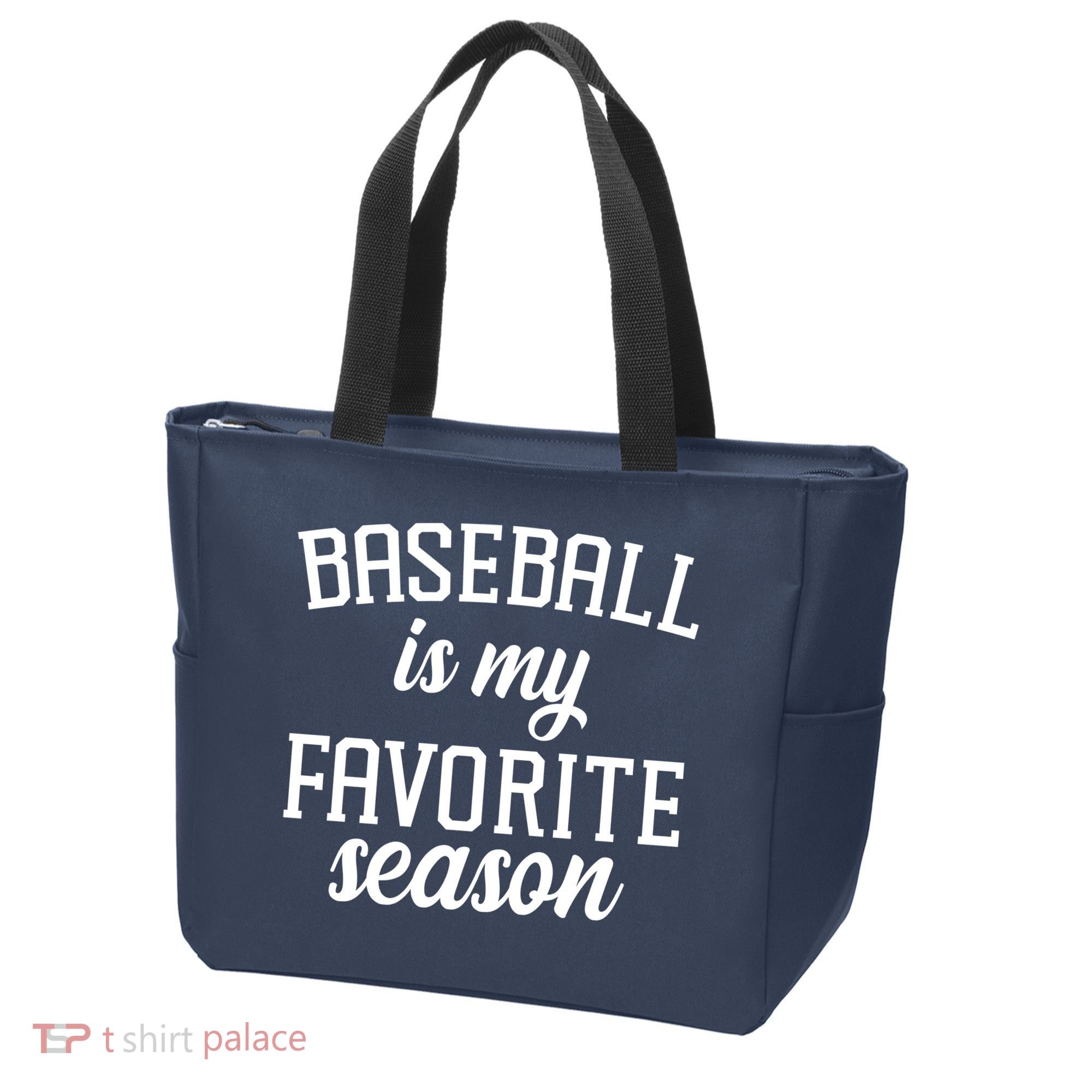 Baseball Is My Favorite Season Tote Bag
