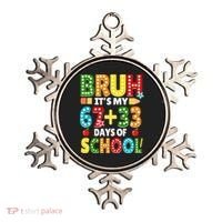 Bruh Its My 67 33 Days Of School Funny 100th Day Ornament thumb 0