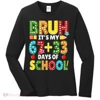 Bruh Its My 67 33 Days Of School Funny 100th Day Women's Long Sleeve Shirt thumb 0