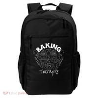 Baking Is My Therapy Apron Gloves Scoop Cup Cake Bakeaholic Cool Gift Backpack thumb 0