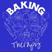 Baking Is My Therapy Apron Gloves Scoop Cup Cake Bakeaholic Cool Gift Long Sleeve Shirt thumb 2