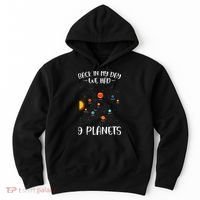 Back In My Day We Had 9 Planets Solar System Astronomy Hoodie thumb 0