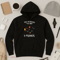 Back In My Day We Had 9 Planets Solar System Astronomy Hoodie thumb 3