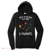 Back In My Day We Had 9 Planets Solar System Astronomy Women's Hoodie thumb 0