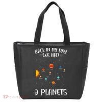 Back In My Day We Had 9 Planets Solar System Astronomy Tote Bag thumb 0