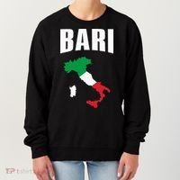 Bari Italy Map T Italian Flag Gift Jersey Women's Sweatshirt thumb 0
