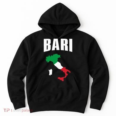 Bari Italy Map T Italian Flag Gift Jersey Hoodie