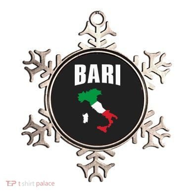 Bari Italy Map T Italian Flag Gift Jersey Ornament