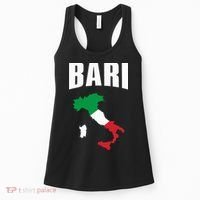 Bari Italy Map T Italian Flag Gift Jersey Women's Tank Top thumb 0