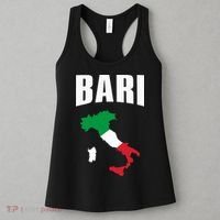 Bari Italy Map T Italian Flag Gift Jersey Women's Tank Top thumb 3