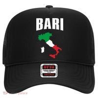 Bari Italy Map T Italian Flag Gift Jersey Hat thumb 0