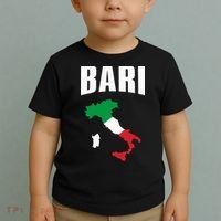 Bari Italy Map T Italian Flag Gift Jersey Toddler T-Shirt thumb 2