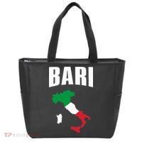 Bari Italy Map T Italian Flag Gift Jersey Tote Bag thumb 0