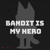 Bandit Is My Hero Funny Show Dad Blue Heeler Dog Ornament thumb 1