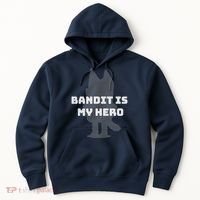 Bandit Is My Hero Funny Show Dad Blue Heeler Dog Hoodie thumb 0
